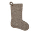 Hand Felted Wool Christmas Stocking - Spiral on Grey - ARCADIA HOME